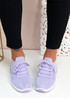 Anne Purple Knit Sneakers