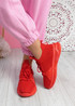 Fozy Red Knit Trainers