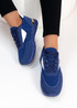 Mandy Navy Fashion Sneakers