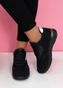 Mandy Black Fashion Sneakers