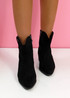Eira Black Cowboy Boots