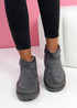 Florence Grey Warm Ankle Boots