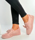 Pink Bow Sneakers Trainers