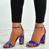 Justice Blue Floral Sandals