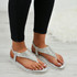 Lorena Silver Studded Sandals