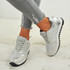 Mariam Silver Wedge Trainers