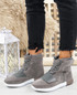 Viga Grey Trainers Ankle Boots