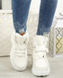 Envory White Lace Up Trainers