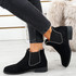 Lina Black Chelsea Ankle Boots