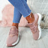 Ruth Pink Mesh Trainers