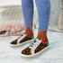 Tya Leopard Studded Trainers