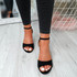 Opia Black Ankle Strap Sandals