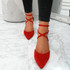 Konna Red Pointed Pumps