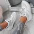 Silyn White Glitter Trainers