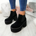 Hatta Black Platform Chelsea Boots
