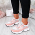 Arianna Pink Chunky Trainers
