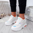 Bive White Chunky Trainers