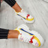 Tefra White Yellow Chunky Trainers