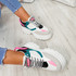 Ira Blue Lace Up Chunky Sneakers