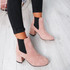 Zenta Pink Chelsea Ankle Boots