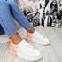 Mirra White Pink Trainers