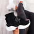 womens ladies lace up sock chunky party sneakers trainers casual comfy sport women shoes size uk 3 4 5 6 7 8