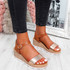 womens ladies ankle strap peep toe sandals platform women shoes size uk 3 4 5 6 7 8