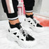 womens ladies lace up sock sneakers party chunky sole trainers women sports shoes size uk 3 4 5 6 7 8