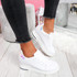 womens ladies wedge trainers lace up party plimsolls sneakers women shoes size uk 3 4 5 6 7 8