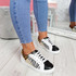 Veya Zebra Lace Up Trainers