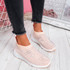 Zippy Pink Studded Sock Trainers