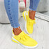 Tissa Yellow Lace Up Trainers