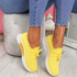 Senny Yellow Lace Up Trainers