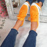 Leppe Orange Running Sneakers