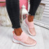 Zenna Pink Studded Trainers