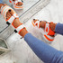 Juppo Orange Chunky Sandals