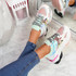 Reyna Pink Chunky Sneakers