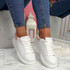 Mika Champagne Studded Trainers