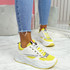 Kitta Yellow Chunky Sneakers