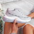 Jimma Grey Lace Up Trainers
