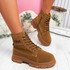 Adya Camel Ankle Boots