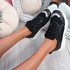 Lonne Black Chunky Sneakers