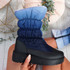 Ibby Blue Winter Mid Calf Boots