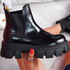Nitty Black Chelsea Ankle Boots