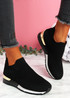 Nyve Black Knit Trainers