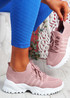 Tilla Pink Chunky Sport Trainers