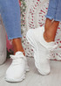 Nuza White Sport Sneakers