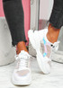 Lare White Chunky Sneakers