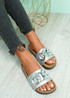 Samma Silver Platform Chain Sandals