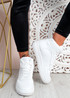 Magge All White High Top Trainers
